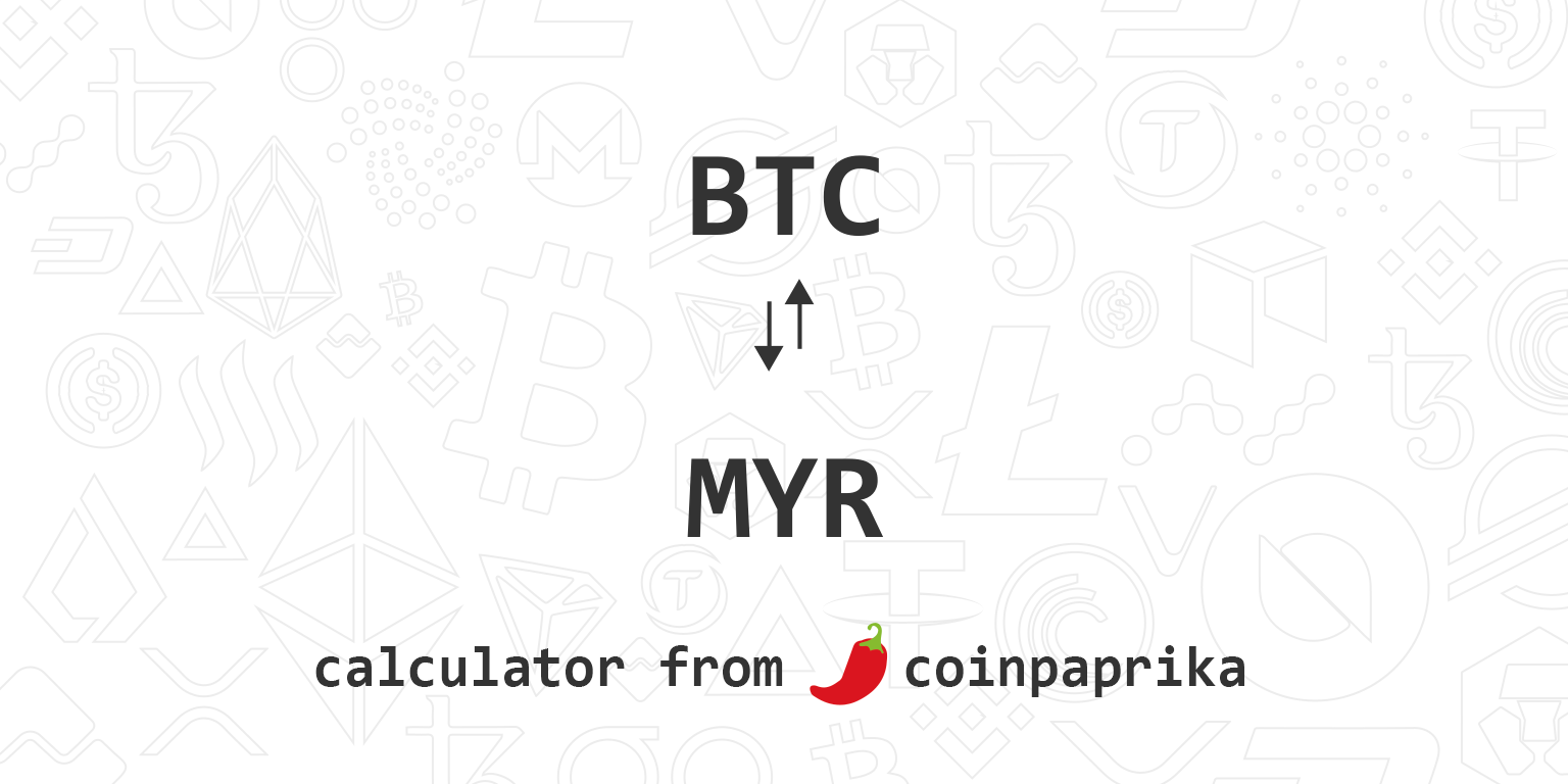 Bitcoin to Malaysian Ringgit, Convert BTC in MYR