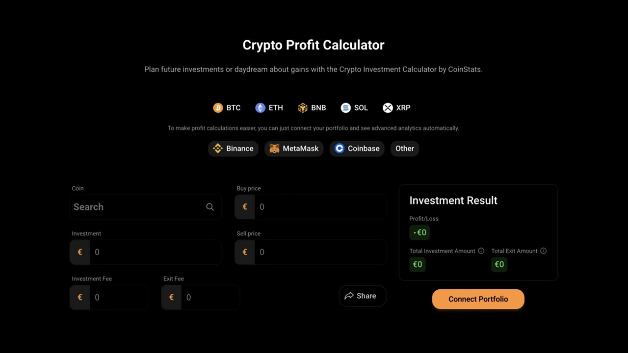 Crypto Exchanges Fees Calculator | Cryptocurrency Exchanges Trading Fees Calculator