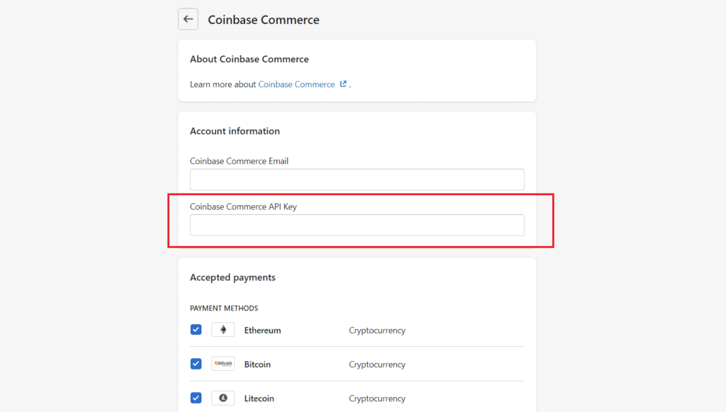 Shopify and Coinbase Commerce integration - Shopify Community