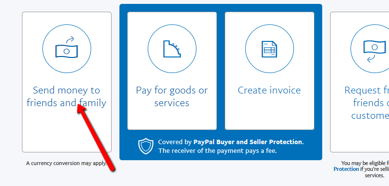 Why can I no longer send friends and family payments to Business accounts? | PayPal US