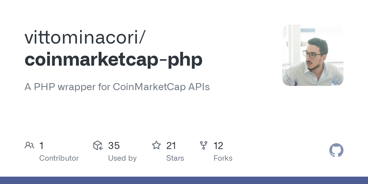 GitHub - Rentberry/coinmarketcap-api-php: PHP client for CoinMarketCap JSON API