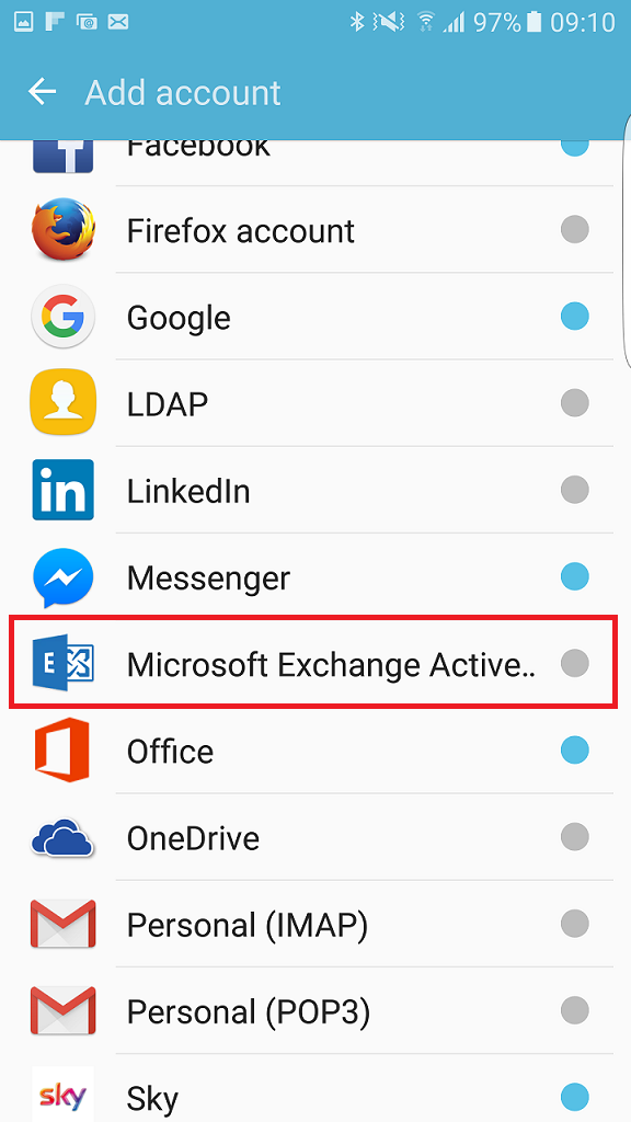 Setting Up Microsoft Exchange® on an Android Device - IONOS Help