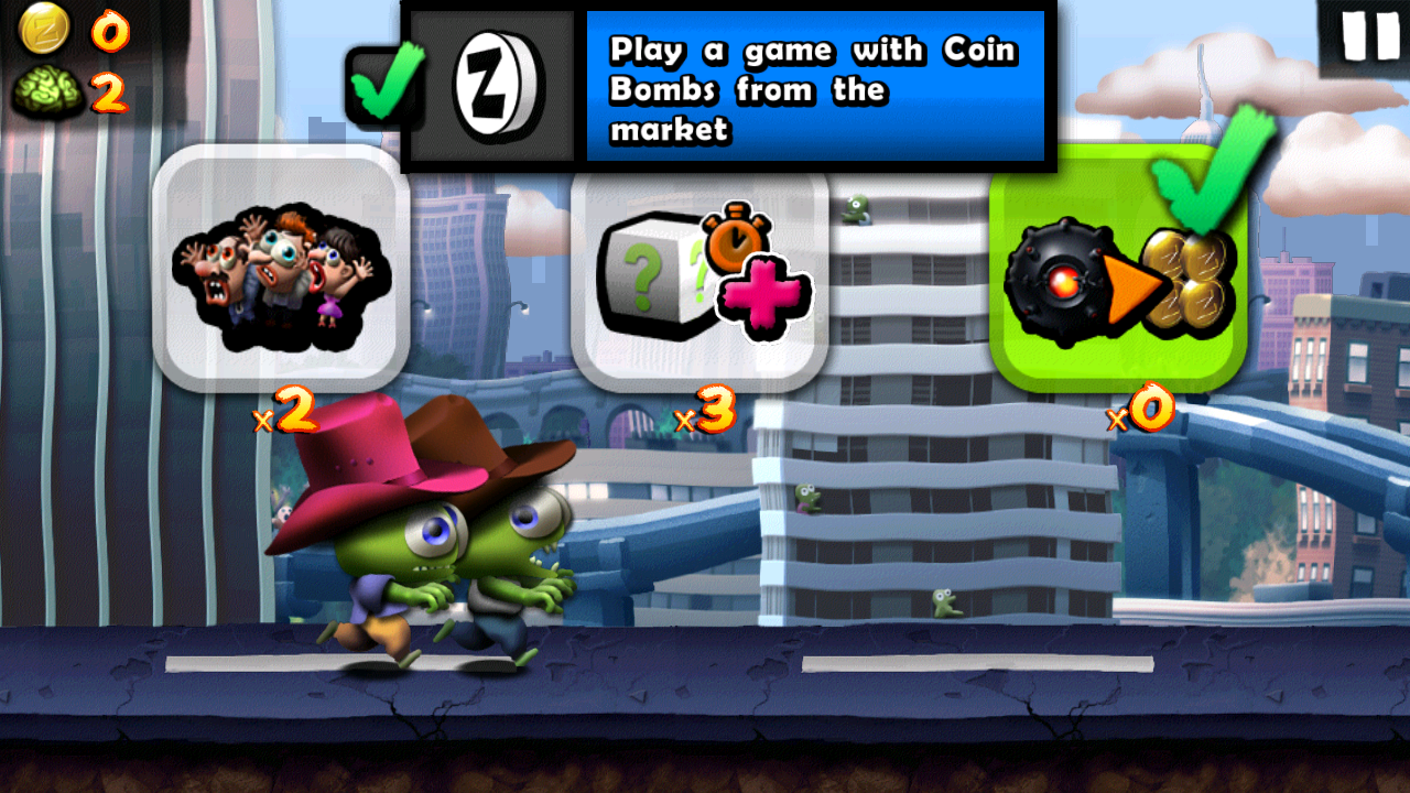 Zombie Tsunami: Lottery Tickets, Market Items, and Hats Related Missions - UrGameTips