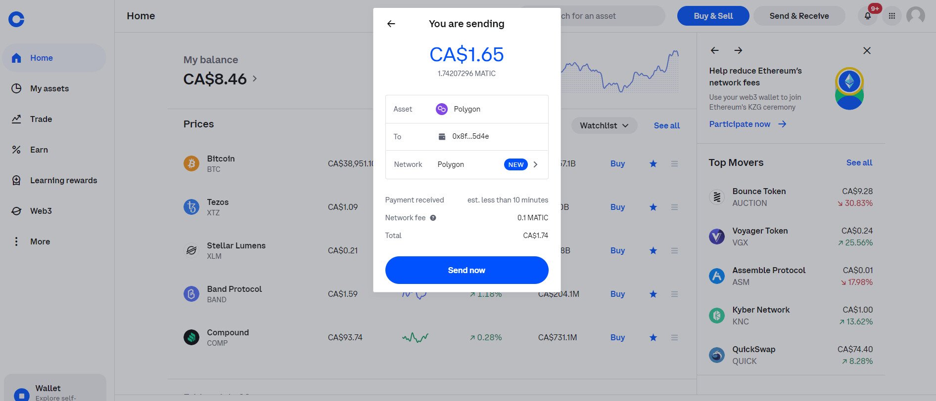 How To Transfer From Coinbase to Kraken (In 6 Steps) | HWC