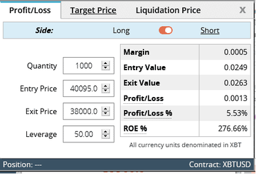 Bitmex Trade Calculator - @TradingReports - Google Таблицы