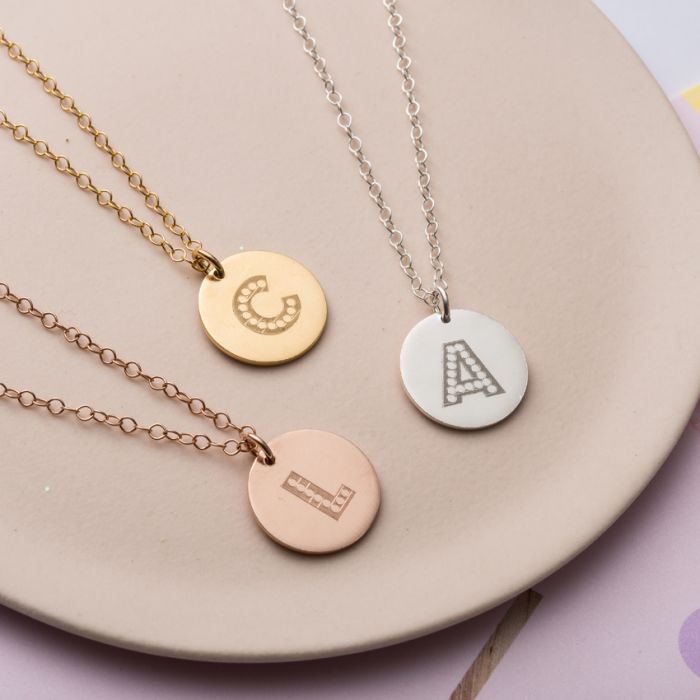 Alphabet Coin Necklace – porterfi