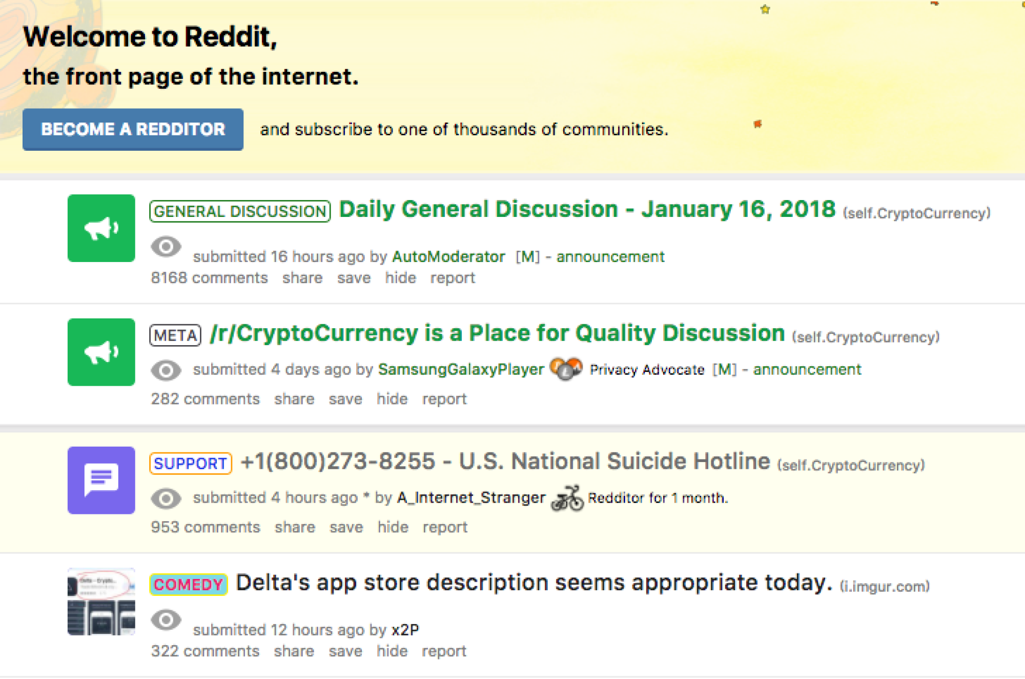 The first-ever Reddit thread on Bitcoin 14 years ago; Here’s what it said