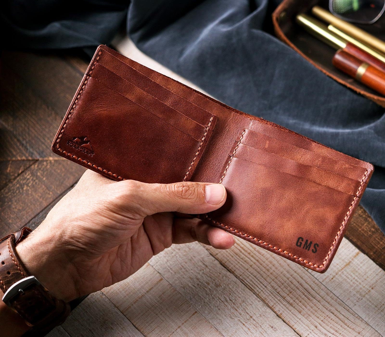 Handmade Leather Wallets | Hide & Home