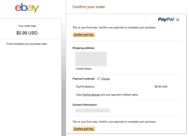 eBay address is different from PayPal address - The eBay Canada Community