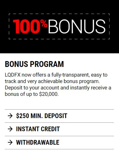 LQDFX Sign Up Bonus and Promotion ☑️ (Updated )