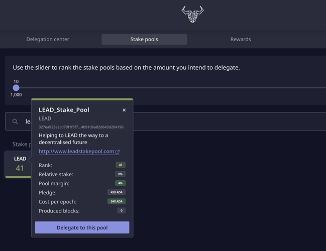 Cardano PoolTool - The most comprehensive staking statistics for Cardano on the web.