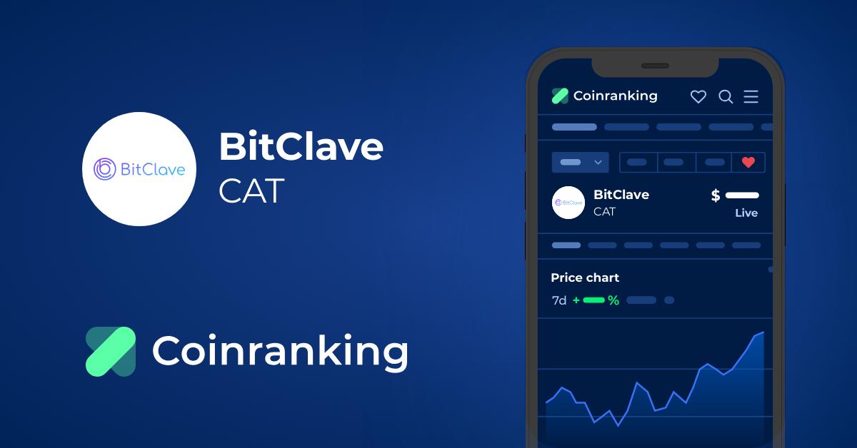 BitClave Price Today - CAT to US dollar Live - Crypto | Coinranking