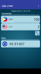 US Dollars (USD) to Philippine Pesos (PHP) - Currency Converter