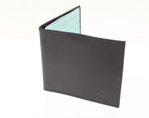 Women's Blue Leather wallet with pockets | Valextra Zip Around