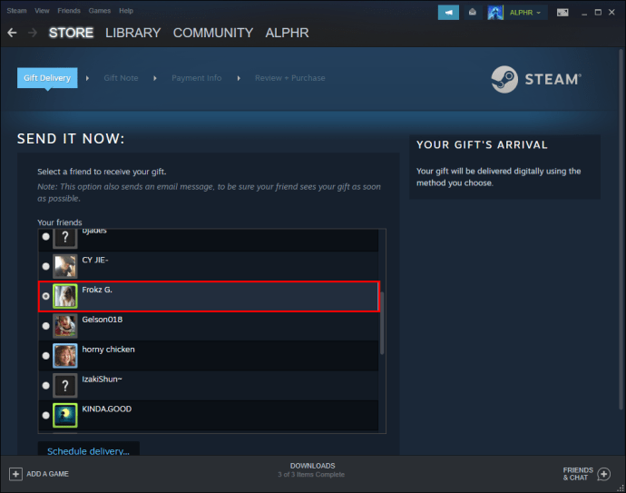 How to Send Steam Games as Gifts