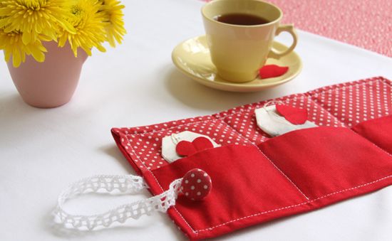 10 Free Tea Bag Wallet Patterns