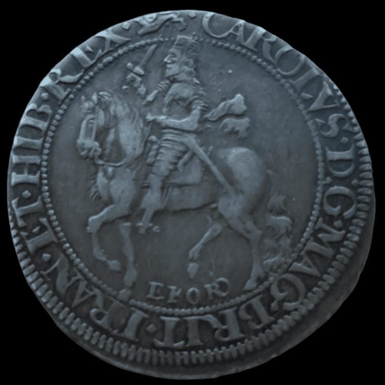 Edward III (), silver Penny, Treaty period (), York Mint.