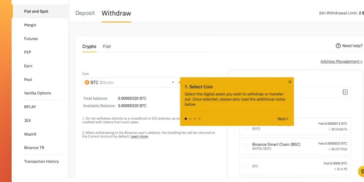 Binance: Withdrawal Fees Compared () | coinmag.fun