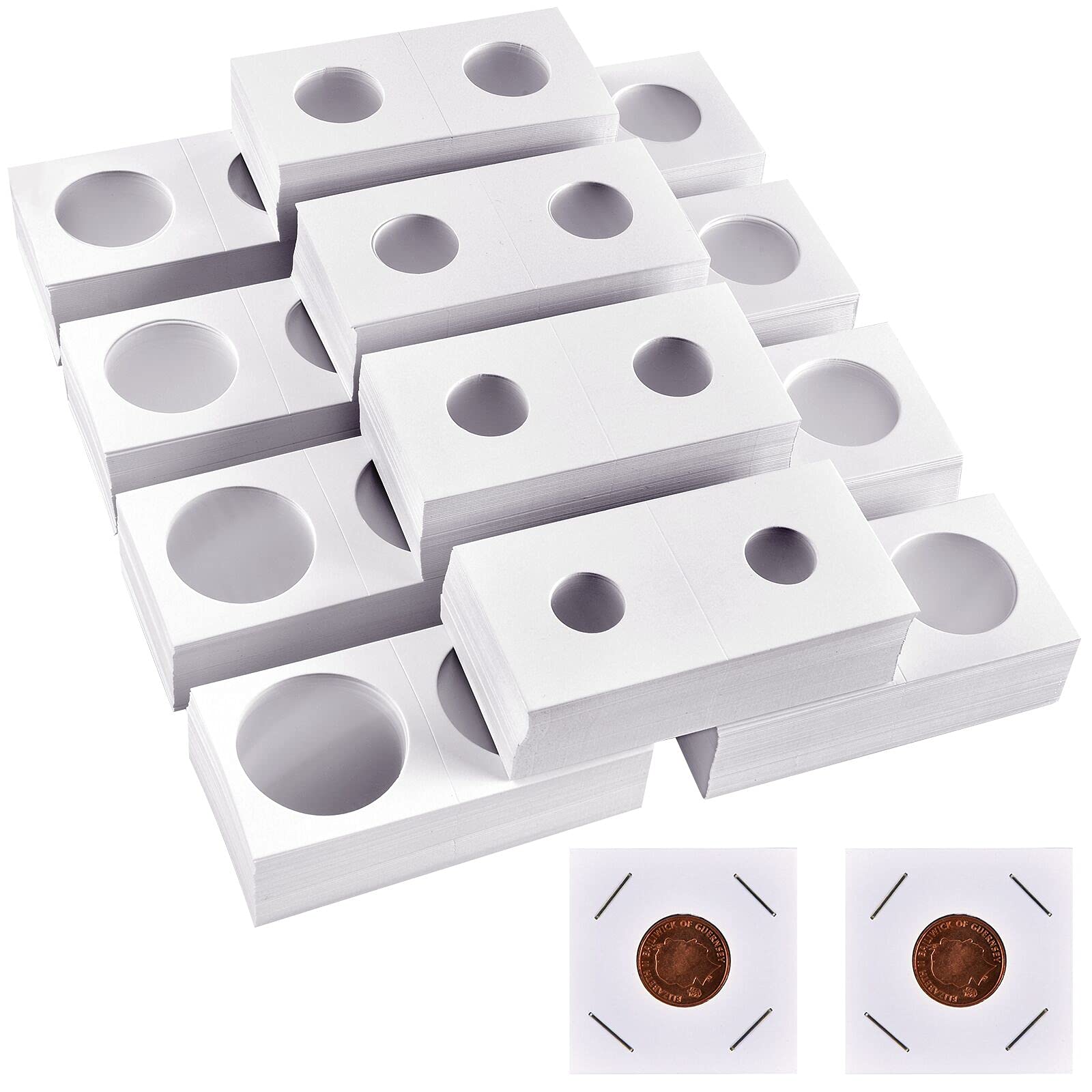 Cardboard Coin Holders - 2x2