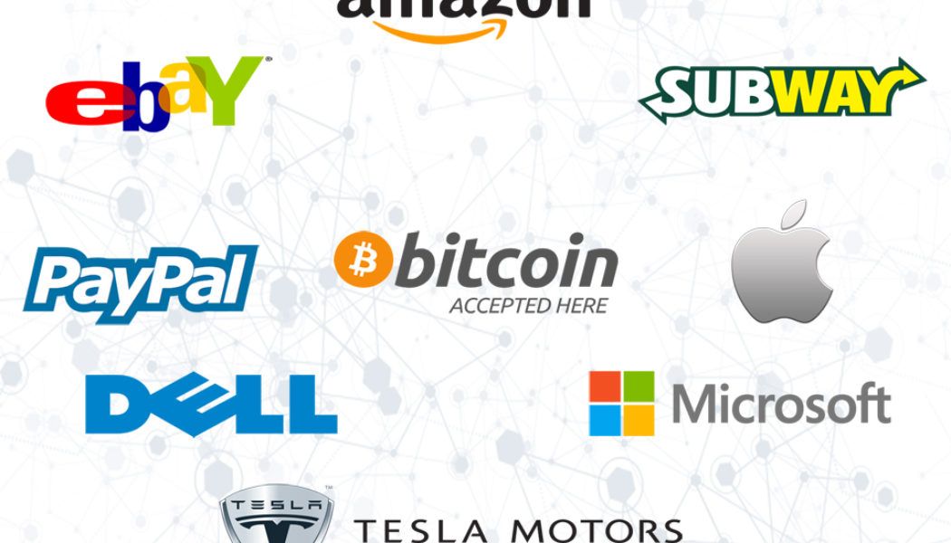 + companies and stores that accept Bitcoin for payment in 