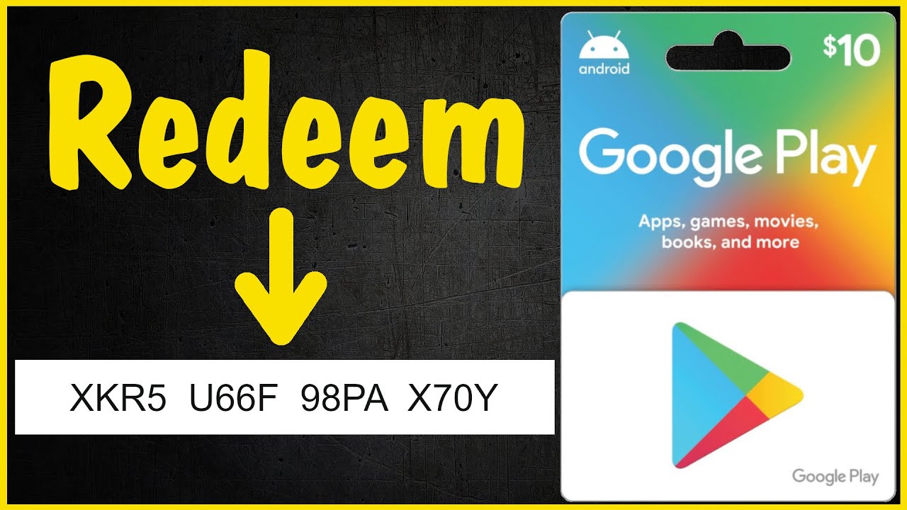 Redeem a Google Play gift card, gift code, or promotional code - Google Play Help