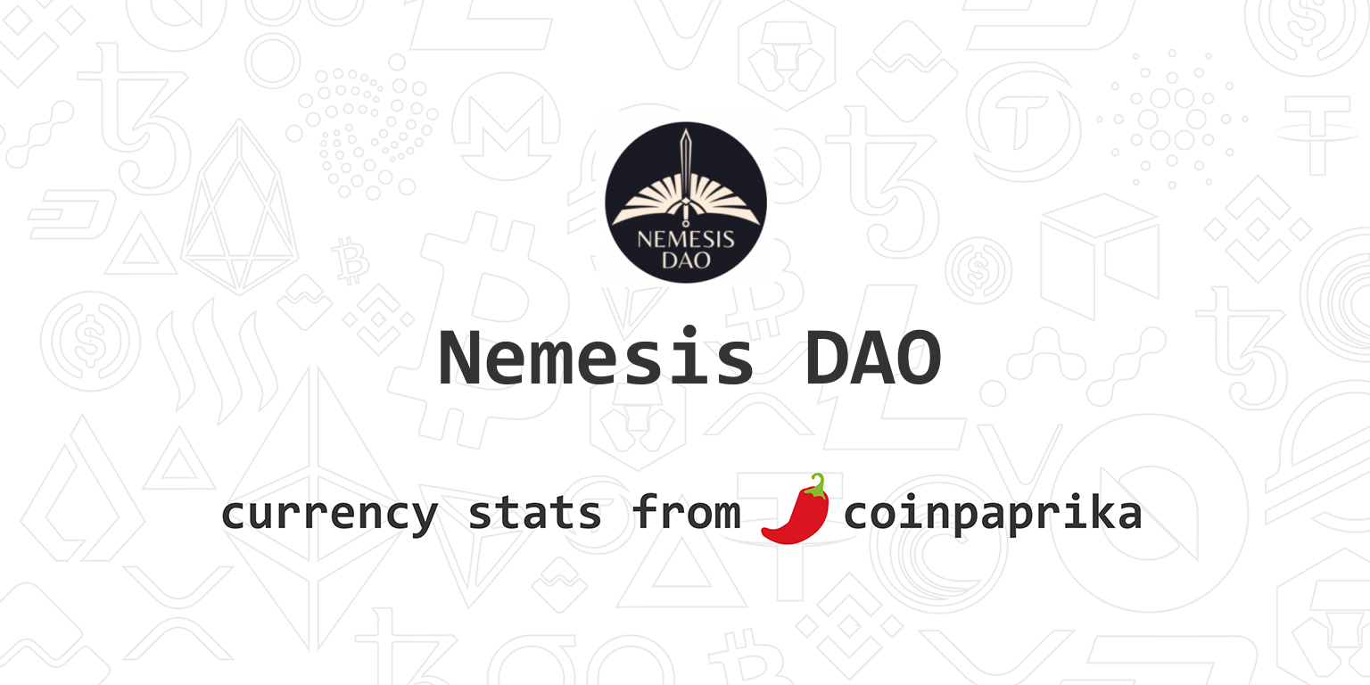 Nemesis DAO (NMS) Price Prediction , – | CoinCodex