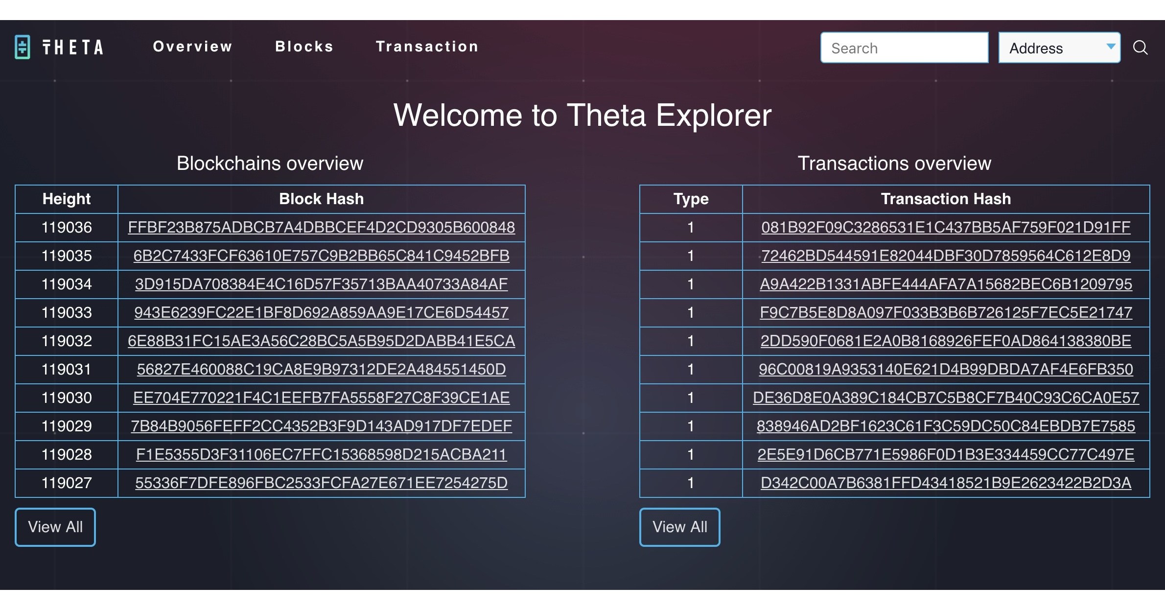 Connect to Theta Network (THETA) node and explorer | NOWNodes