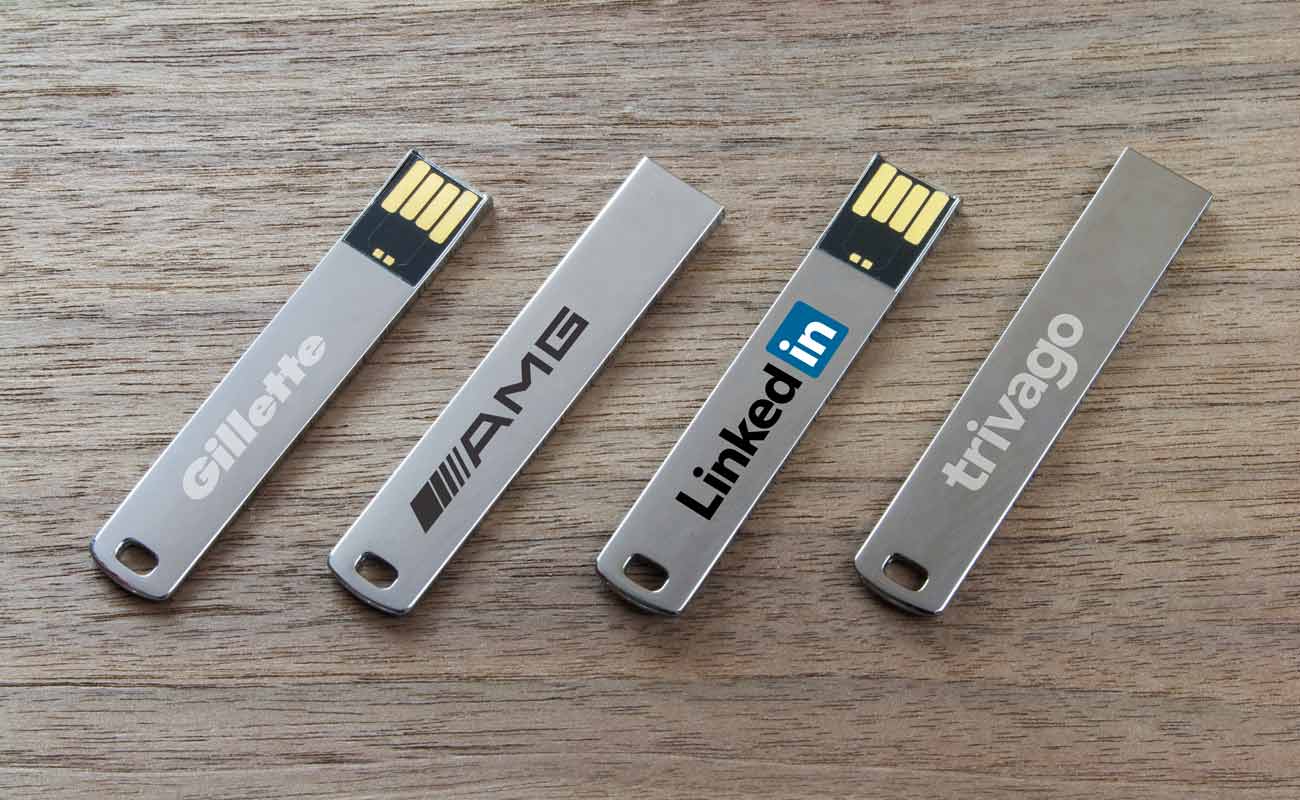 Printed USB Wallet Cards | Custom Branded Thin Flashdrive