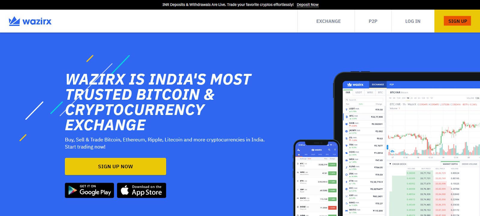 Buy Bitcoin (BTC) in India With INR - Mudrex