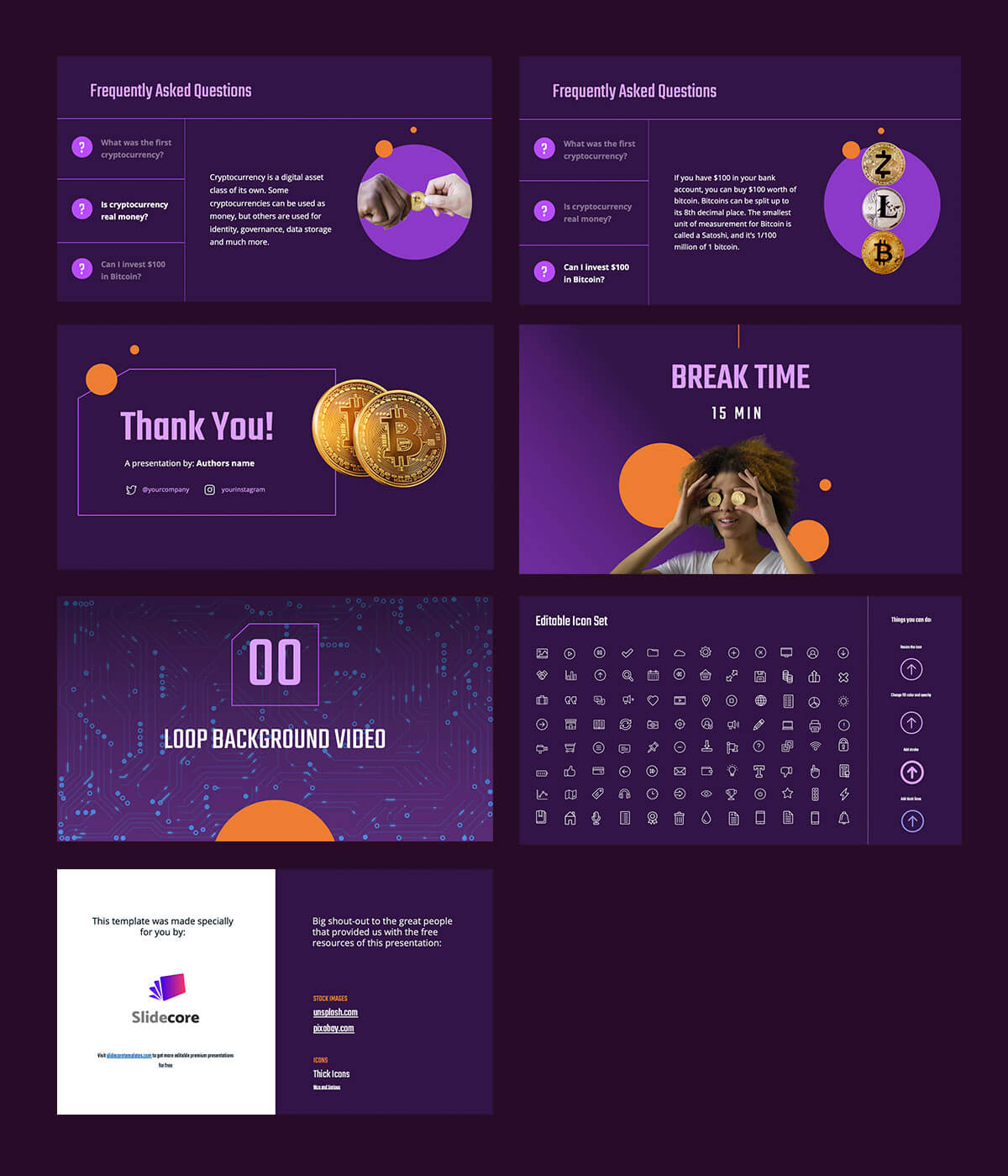 Node • Trading and Cryptocurrency Free Presentation Template