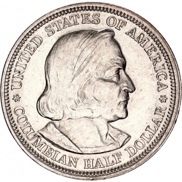 P or Colombian Exposition Half Dollar Circulated at Amazon's Collectible Coins Store