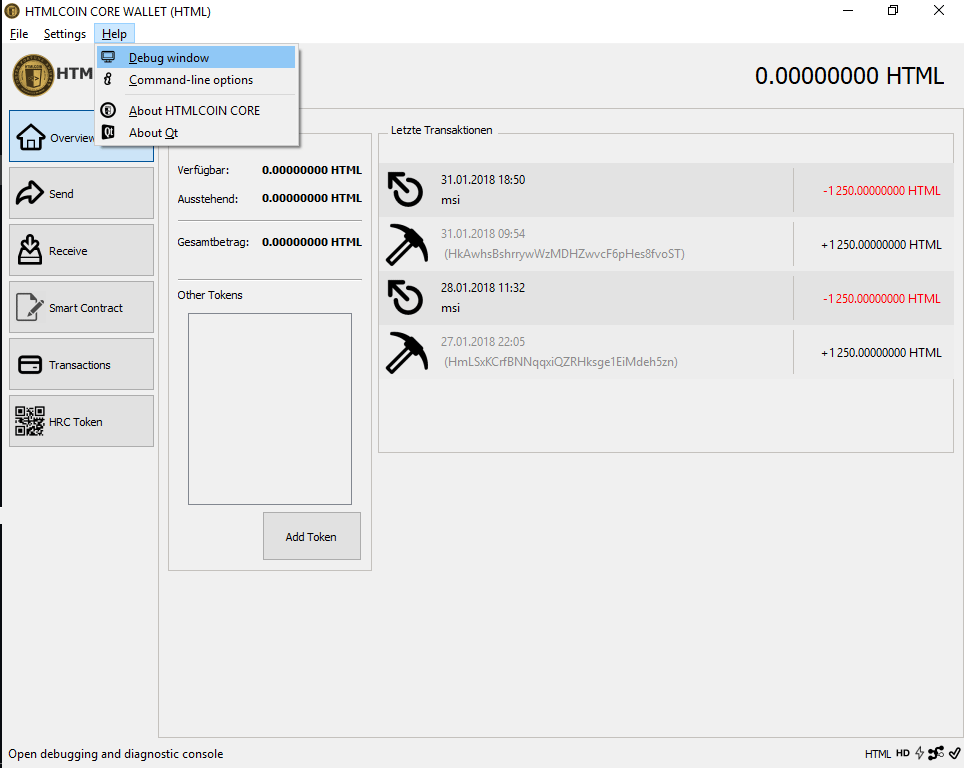 HTMLCOIN Wallet APK (Android App) - Free Download