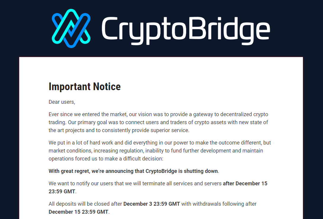 CryptoBridge lists BiblePay! - BiblePay