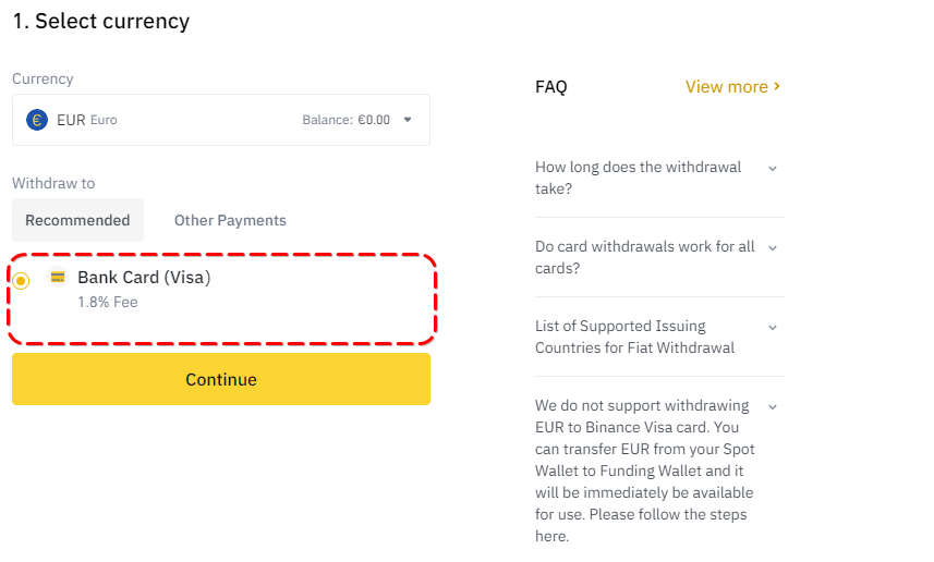 Binance - how to withdraw money? All options are covered!