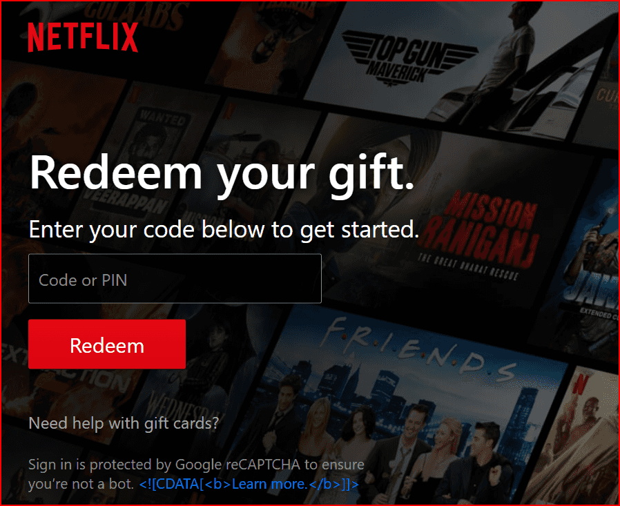 Netflix Gift Cards – Where to Buy and How to Redeem? | Baxity