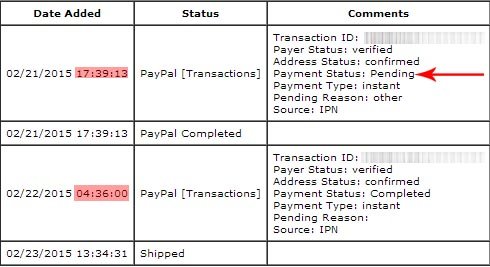 How do I check the status of my payment? | PayPal AN