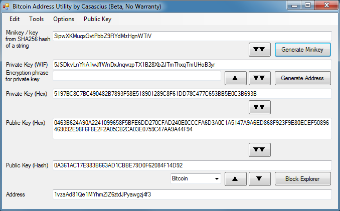 Bitcoin Extended Public Key Converter