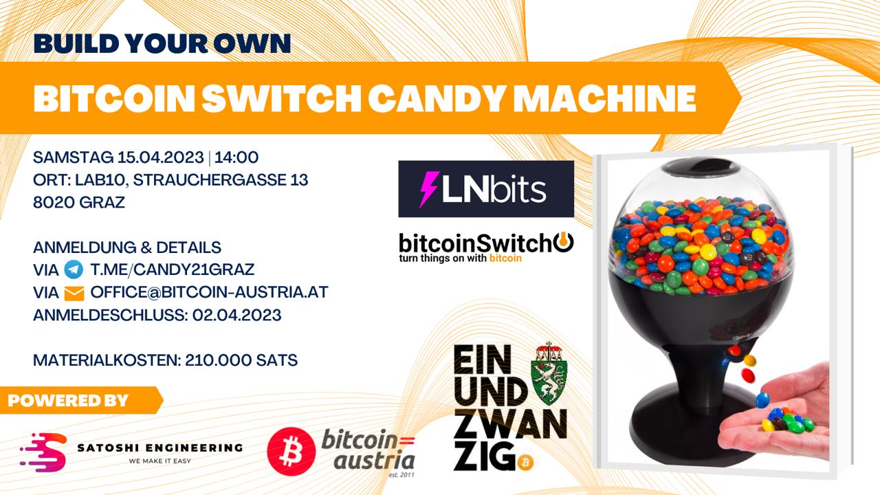 bitcoinSwitch Lightning Sweet Dispenser Kit - LNbits Web Shop