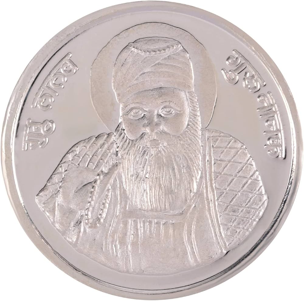 Buy ACPL Precious Moments BIS Hallmarked Silver Coin Guru Nanak Dev Ji10 Gram Pure at coinmag.fun