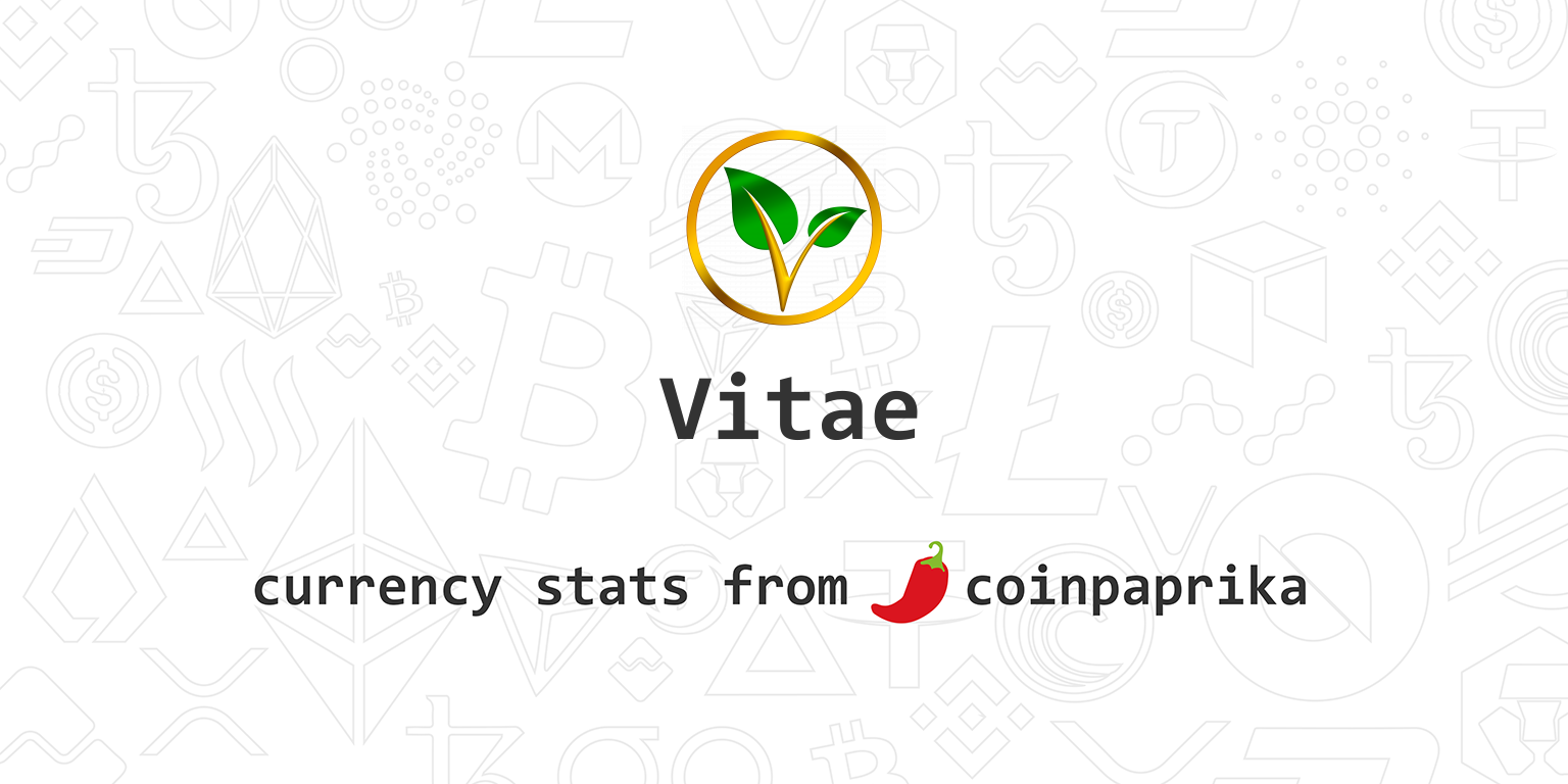 Vitae [VITAE] Live Prices & Chart