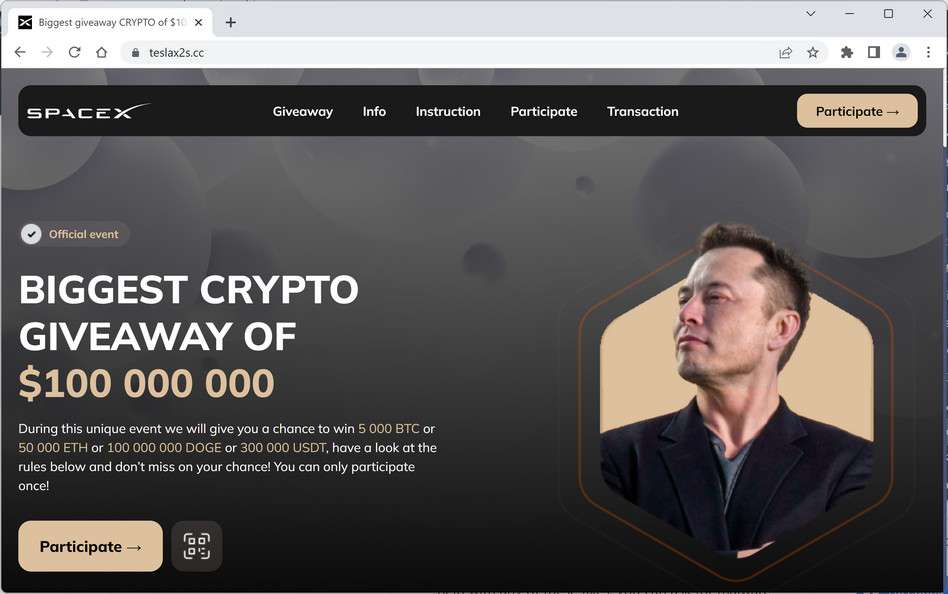 TikTok flooded by 'Elon Musk' cryptocurrency giveaway scams