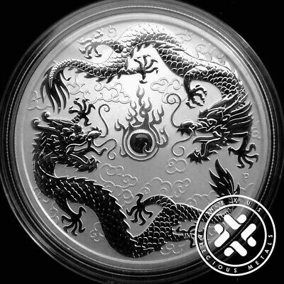 1 oz Australia Double Dragon Silver Coin Myths and Legends – Australian Silver