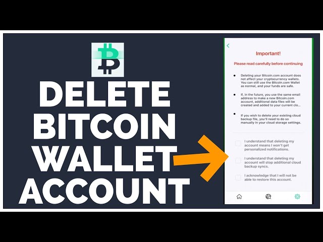 How to Delete a Wallet Account?