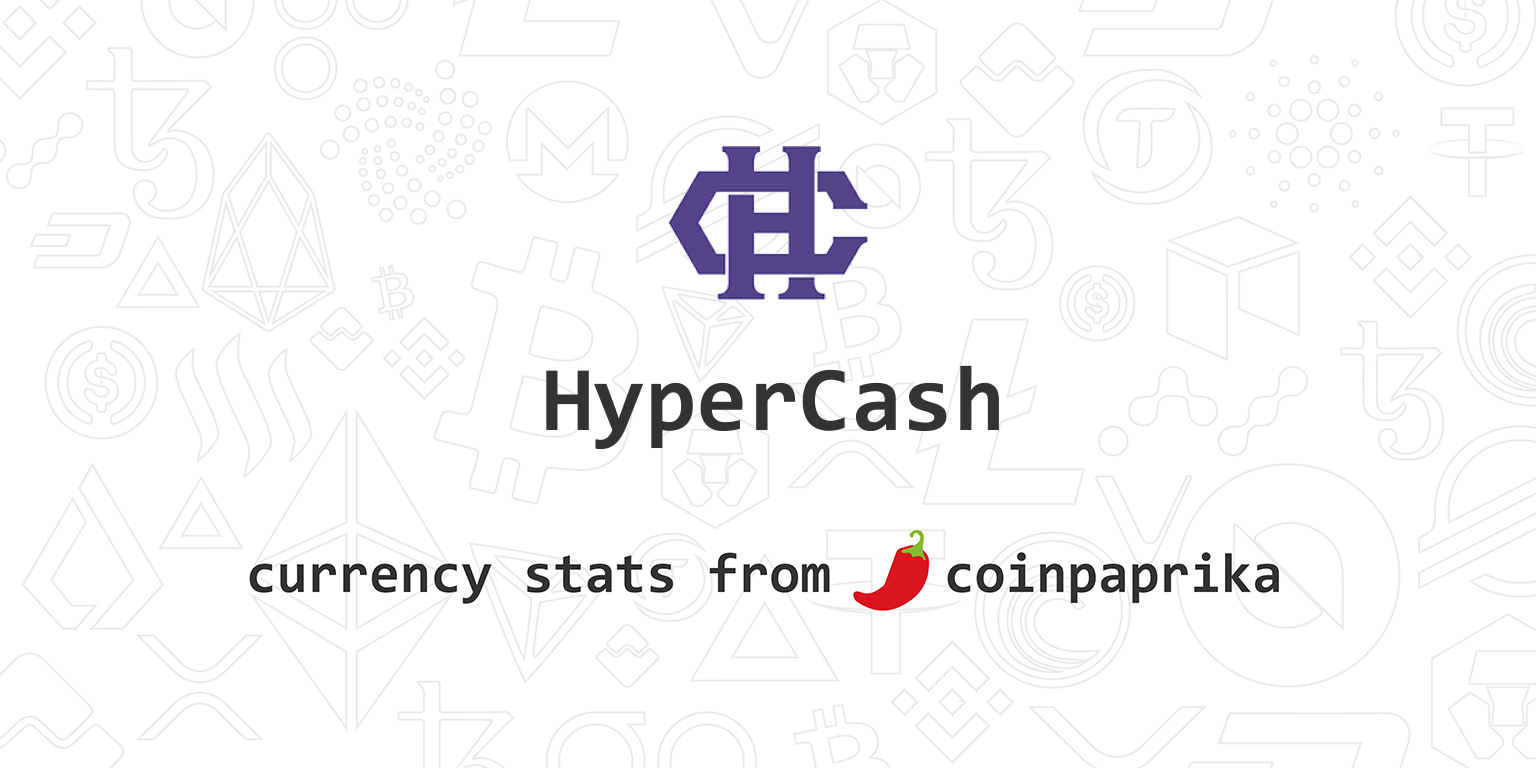 HyperCash Price Today - HC Coin Price Chart & Crypto Market Cap