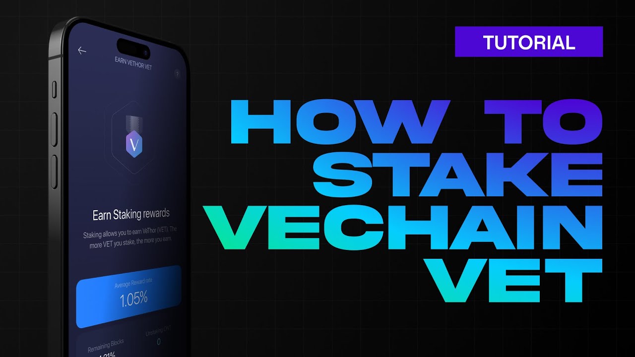 How to stake vechain (VET) : Vechain