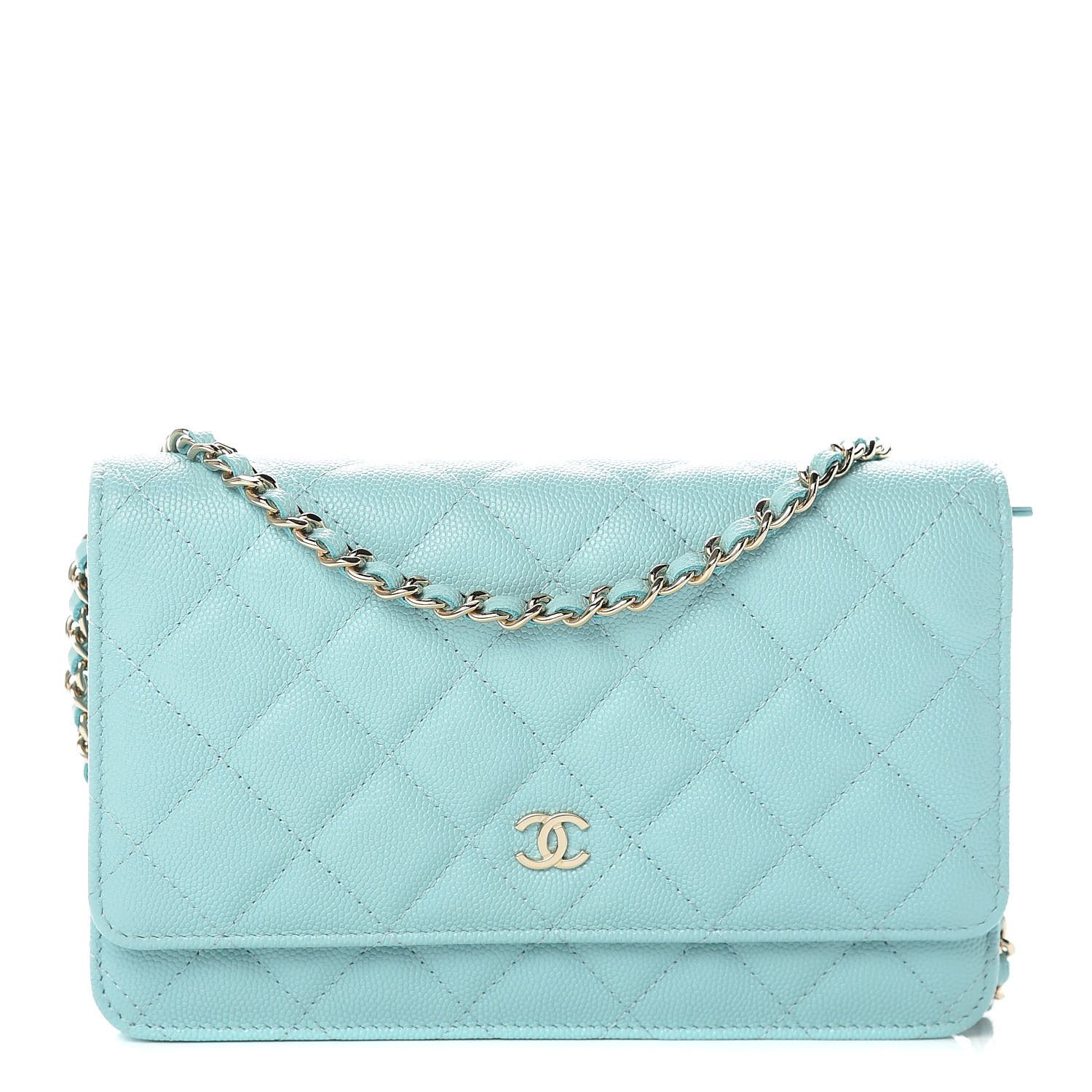 Chanel Blue Caviar Wallet on Chain (WOC) Q6B03E0FBB | WGACA