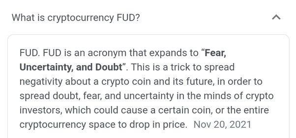 What Is FUD in Crypto: Meaning and Examples | Academy coinmag.fun