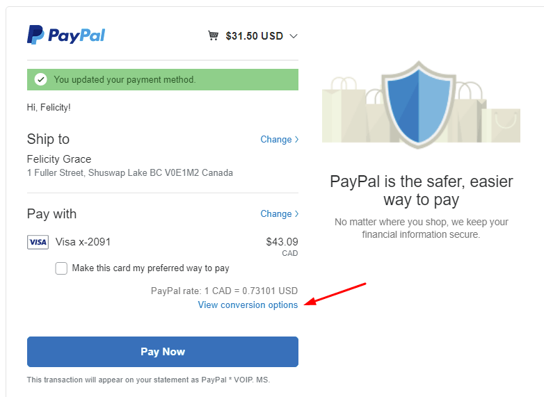 Solved: Hidden conversion fees - PayPal Community