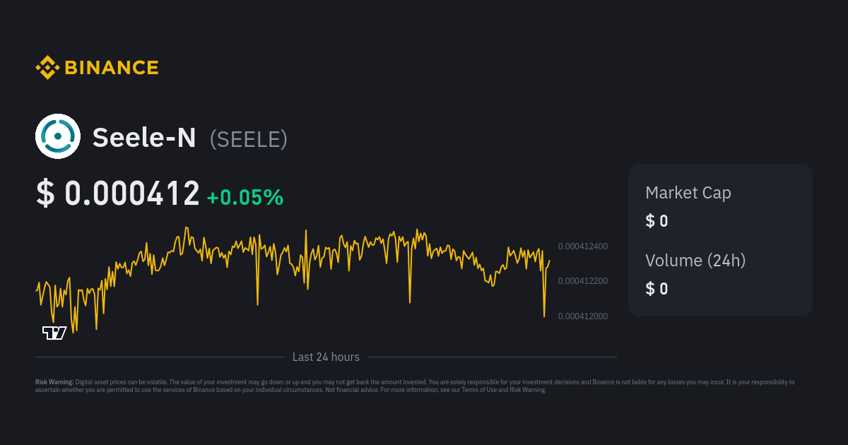 Seele/USDT Real-time On-chain Uniswap v2 DEX Data