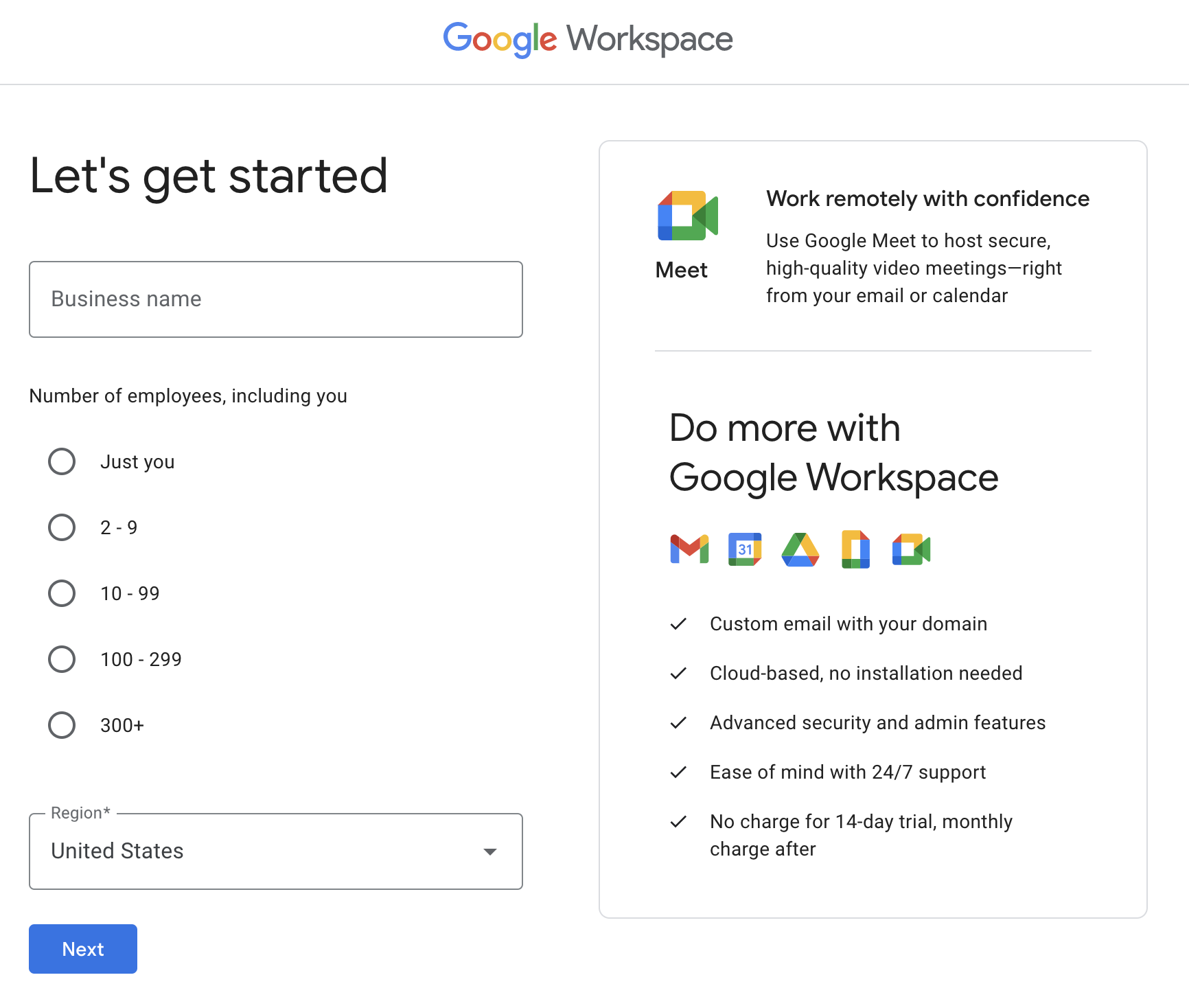 Google workspace pricing India @ /M Gmail business email